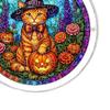 DYS Halloween Acrylic Puzzle Suncatcher, 7.87 Inch Sun Catcher Window Hanging Ornament, Ideal for Gifting and Home Decor