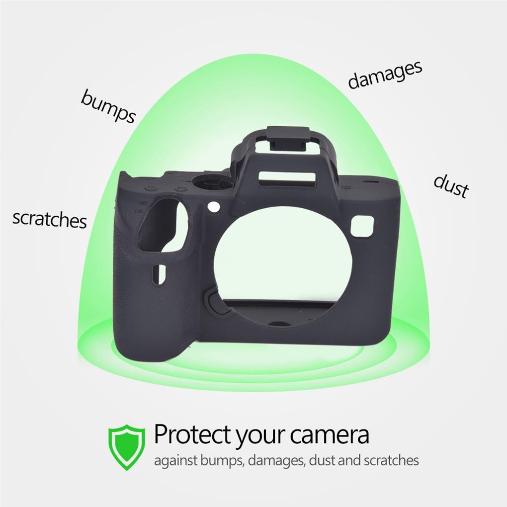 Camera Silicone Cover Portable Shell Body Protector Comfortable Guard Spare Parts Electronic Replacement for a7m4
