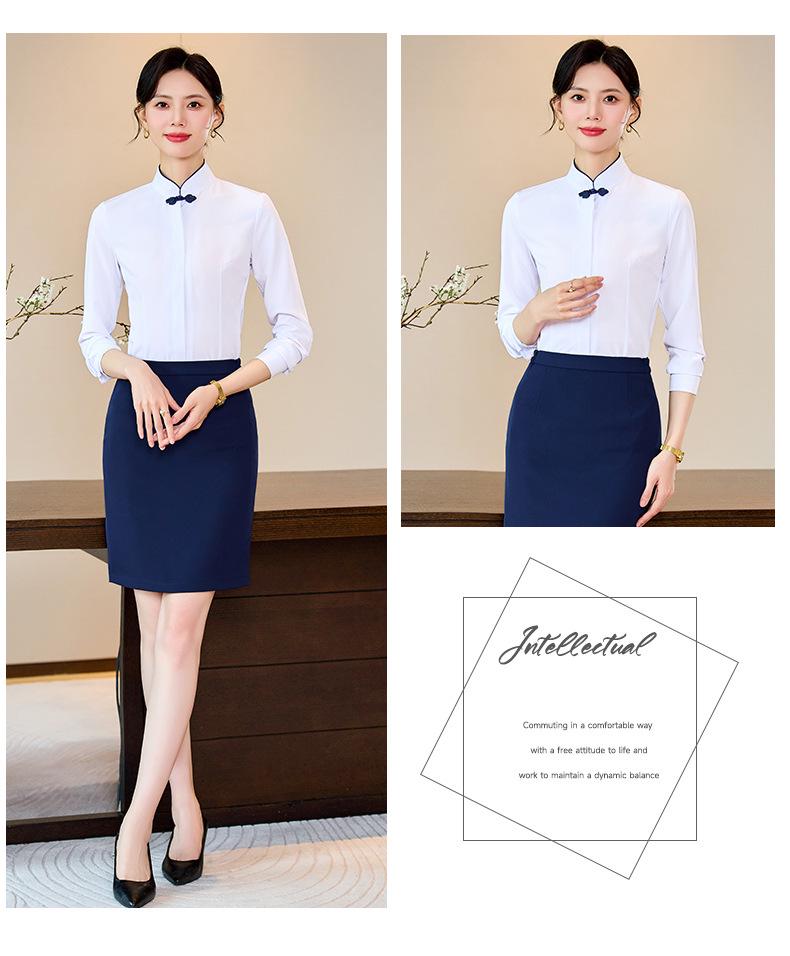 High-End Women's Workwear Set: Business Suit, Hotel Reception, Flight Attendant, Beauty Salon Uniform