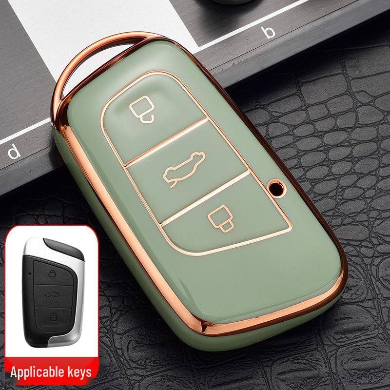 High-End Personalized Lanyard for Chery Little Ant Tiggo E-Car Key - Unisex, Anti-Drop, Full-Protection Case