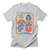 Classic Simple Cartoon Anime American Illustration Casual Tshirt Luxury Brand for Men and Women