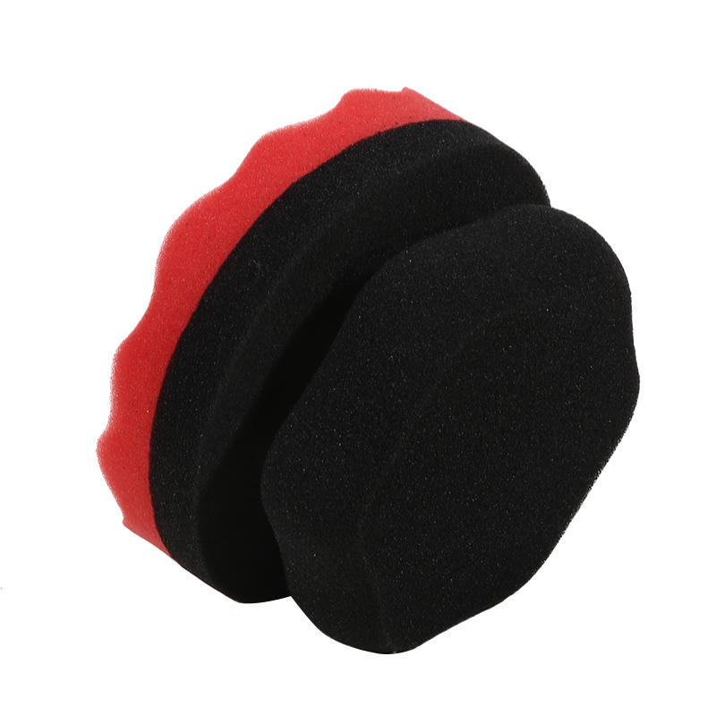 Car Wax Polishing Sponge Hexagonal Grip Applicator Hand Tire Wax Sponge High Density Foam Sponge For Auto Waxing Accessories
