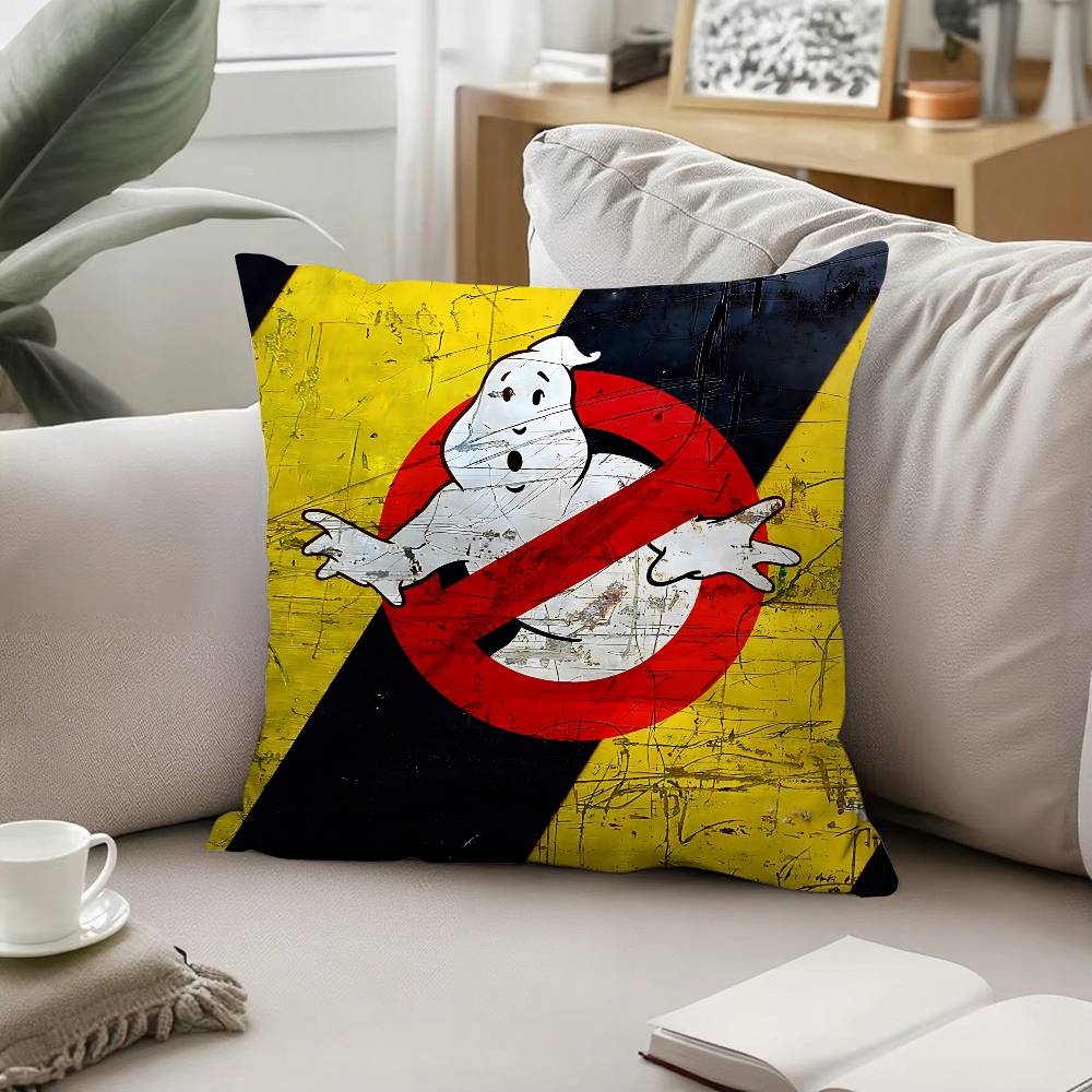 G-Ghostbusters-Various-Anime Pillow Case Pattern Printed Pillowcase For Living Room Sofa Cushion Cover & Bedroom Decor