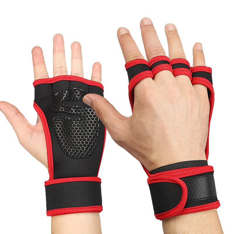 Guanti da Fitness Mezza Dita Antiscivolo Ammortizzanti da Donna - Resistenti all'Usura e Traspiranti per Yoga, Ciclismo e Allenamento.