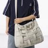 Men's Crossbody Bag Hollow Messenger Bag Women's Large Capacity Shoulder Bag
