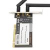 PCI Desktop Adapter 300Mbps 802.11b G N Wireless WiFi Network Card 2 Antennas AR9223