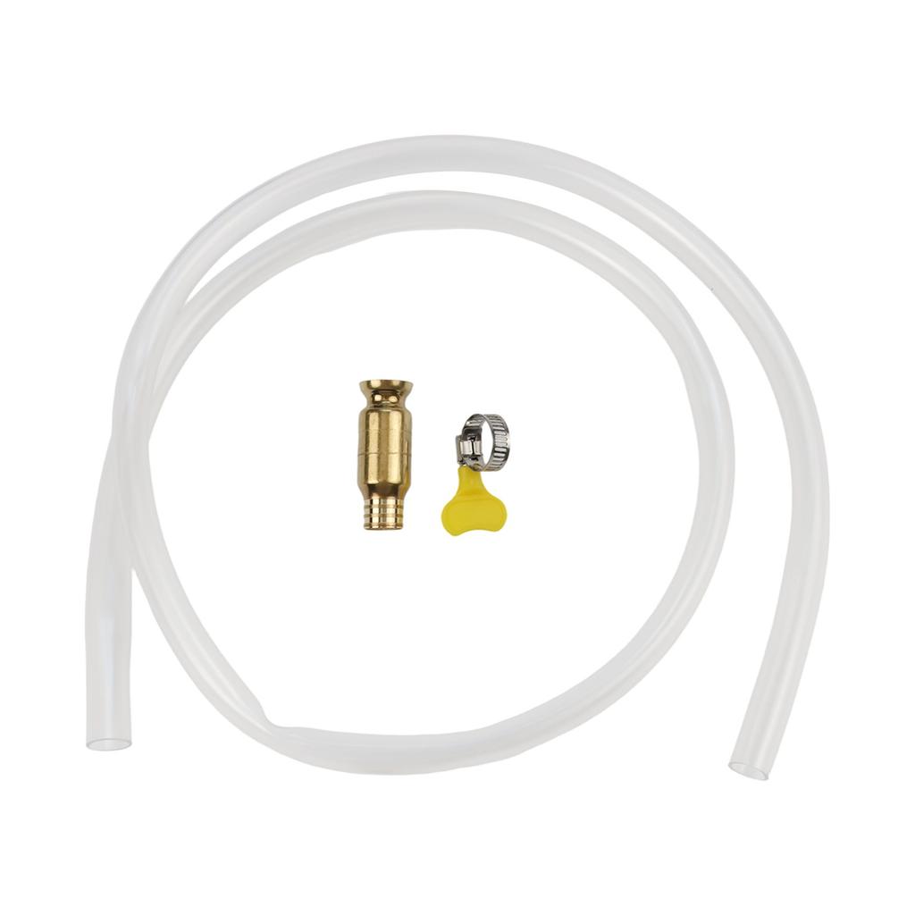 Siphon Hose Pump with Copper Head Efficiently Transfers Liquids Without Hassle