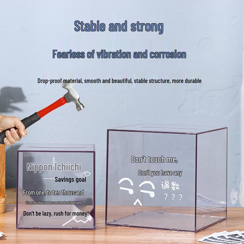 2025 Anti-Fall Large Capacity Piggy Bank for All Ages