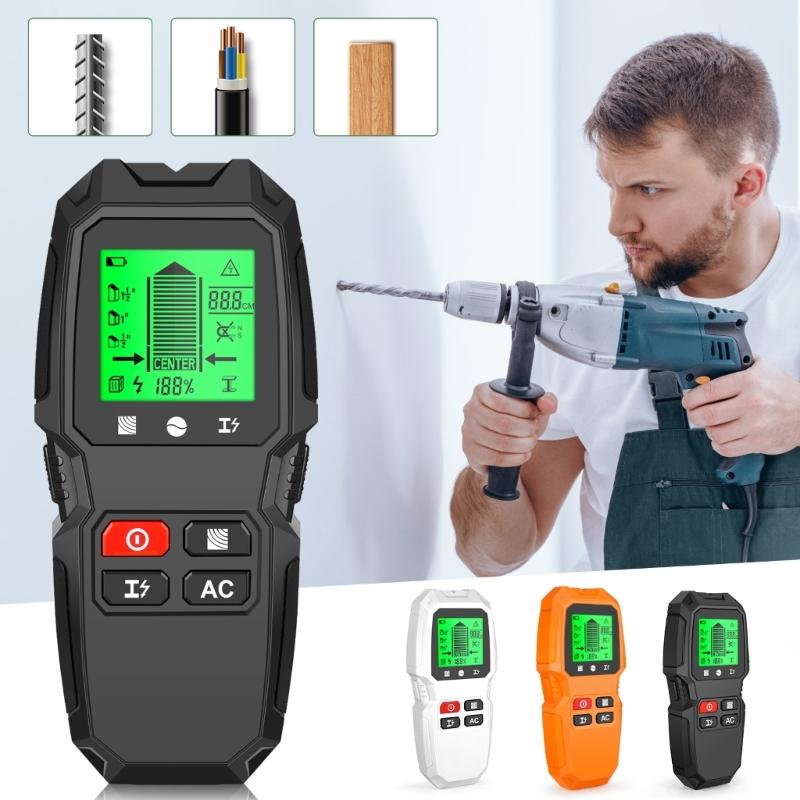 Stud Finder Wandscanner 7in1 Bolzendetektoren mit intelligentem Mikroprozessor-Chip Digitalanzeige Bolzen-Sensor-Finder