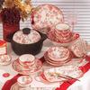 Kangmo Retro Garden Ceramic Dinnerware Set