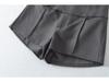 Women's 2026 High-Waisted A-Line Wide-Leg Straight Casual Shorts