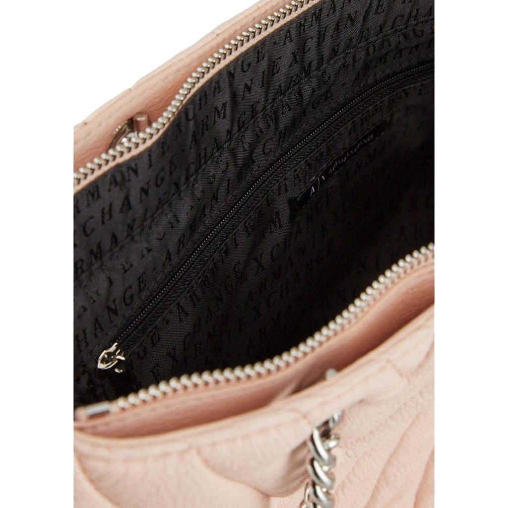 Armani Exchange Quilted Logo Shopper Bag