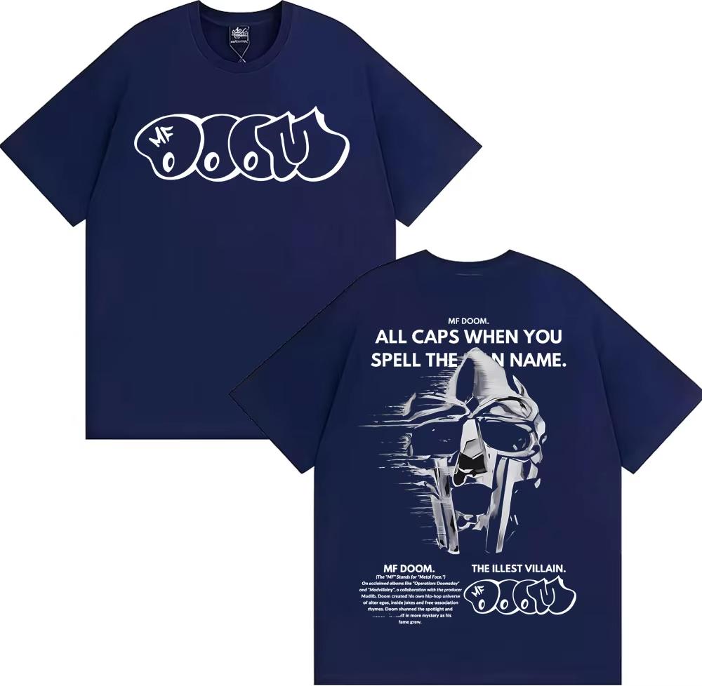 2026 Mf Doom Madvillainy Demos Album Rap Music T Shirts Unisex Unisex Fashion Hip Hop Streetwear Tshirt Comfort Oversized Tees