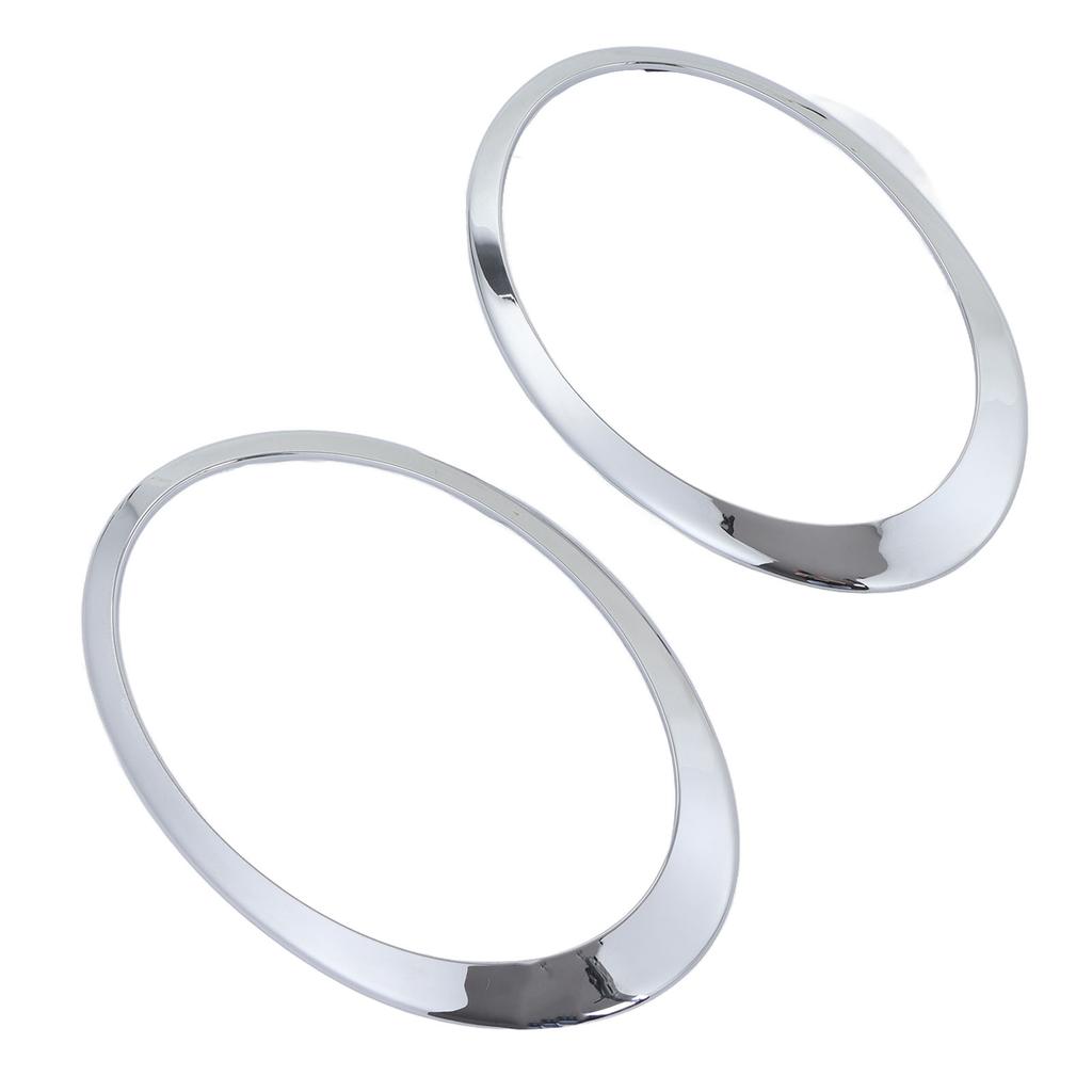 Left Right Headlight Trim Ring Headlamp Bezel 51137351371 for Clubman F54 2014‑2019 Electrosilvering