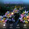 Solar LED Butterfly Flower Light Outdoor Simulation Butterfly Lawn Lamp Garden Waterproof Landscape For Home Christmas Decor