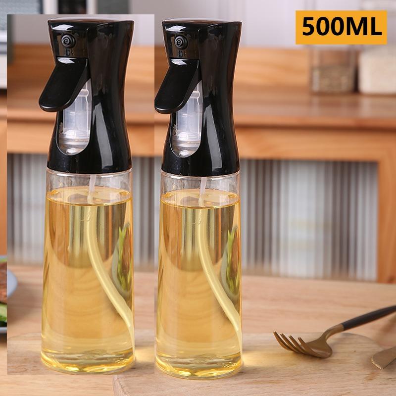 Kitchen Oil Spray Bottle Cooking Olive Oil Sprayer 200300500ML Pneumatic Spray Bottle Fitness Barbecue Spray Oil Dispenser