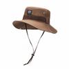 Hat Fishermans Outdoor With Wide Brim Drawstring Design And Decoration Letter