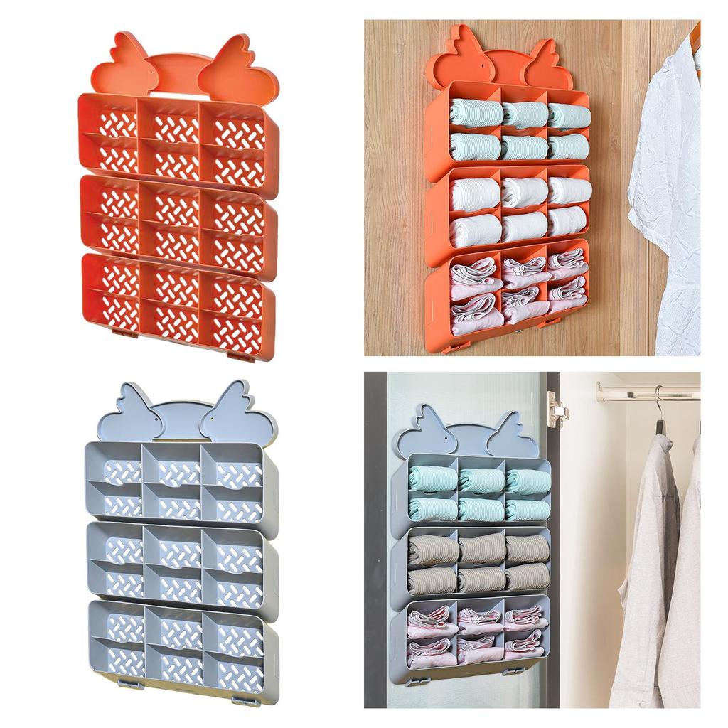 Closet Hanging Storage Solution for Undergarments and Accessories