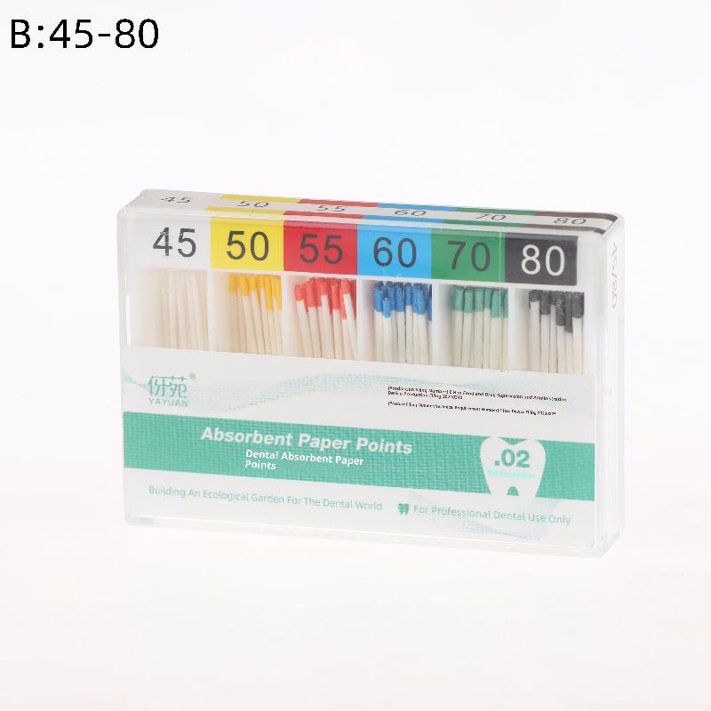 

1 Коробка Зубные Абсорбирующие Бумажные Штифты Gp/Pp 02 Конусность 15-80# Для Стоматологов Стоматологические Материалы Эндодонтические Хлопковые Волокнистые Наконечники B
