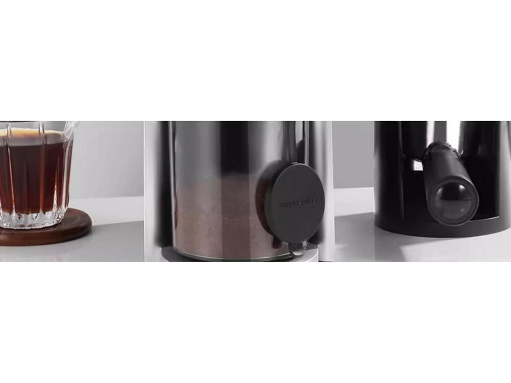 Adjustable Scale Electric Coffee Grinder with Steel Core for Italian Style and Hand Drip Brewing