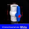 PVC Ball Valve for Water and Fish Tanks - 50mm Threaded Pipe Joint Valve Switch