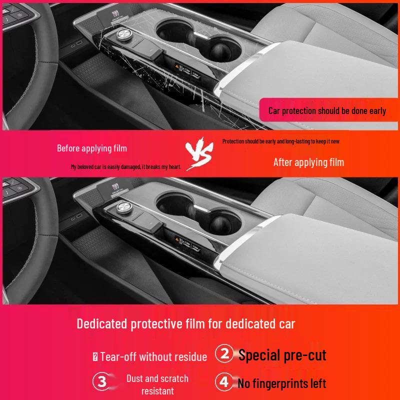 23-25 Wei Pai Lan Shan Interior Protection Film for Central Control, Gear Shift, and Dashboard Screen