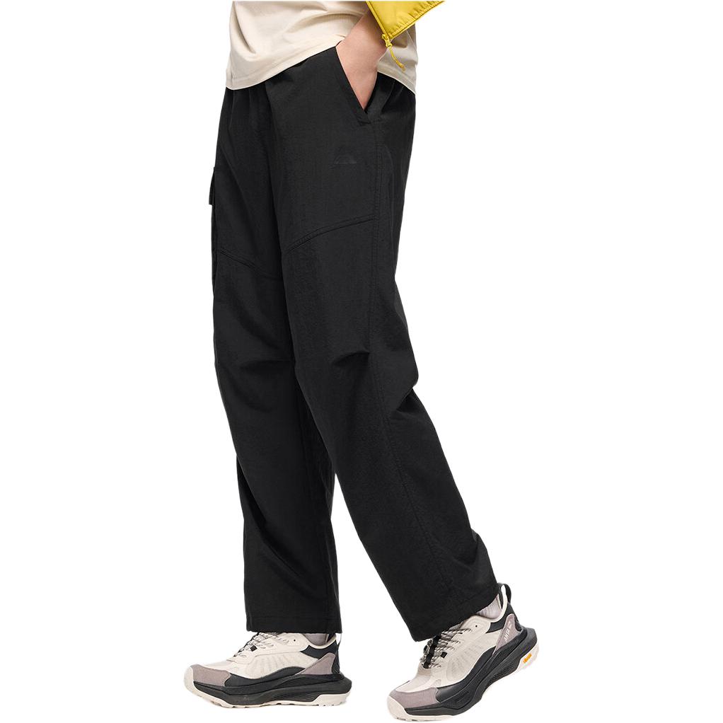 Anta Outdoor Ice Silk Sports Breathable Casual Pants Men bottoms Basic-Black 952427507-3