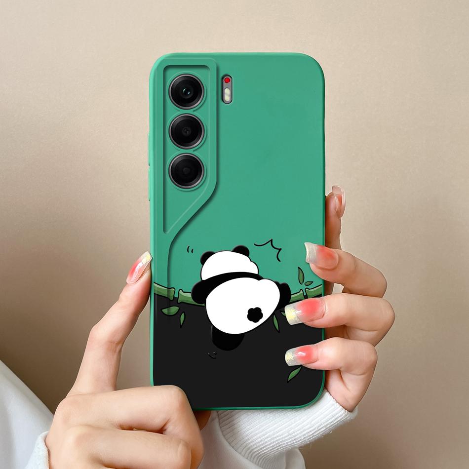 For Tecno Camon 40 Pro Phone Case Cute Animals Soft Back Cover Liquid Silicone Phone Shell For Camon40 Pro 4G 5G Anti Drop Funda