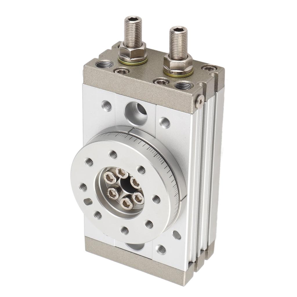 Rotating Pneumatic Cylinder, Light Alloy Steel Double Rack Rod with Roller Bearing Design, 30mm Cylinder for High Temperature Environment, Magneti