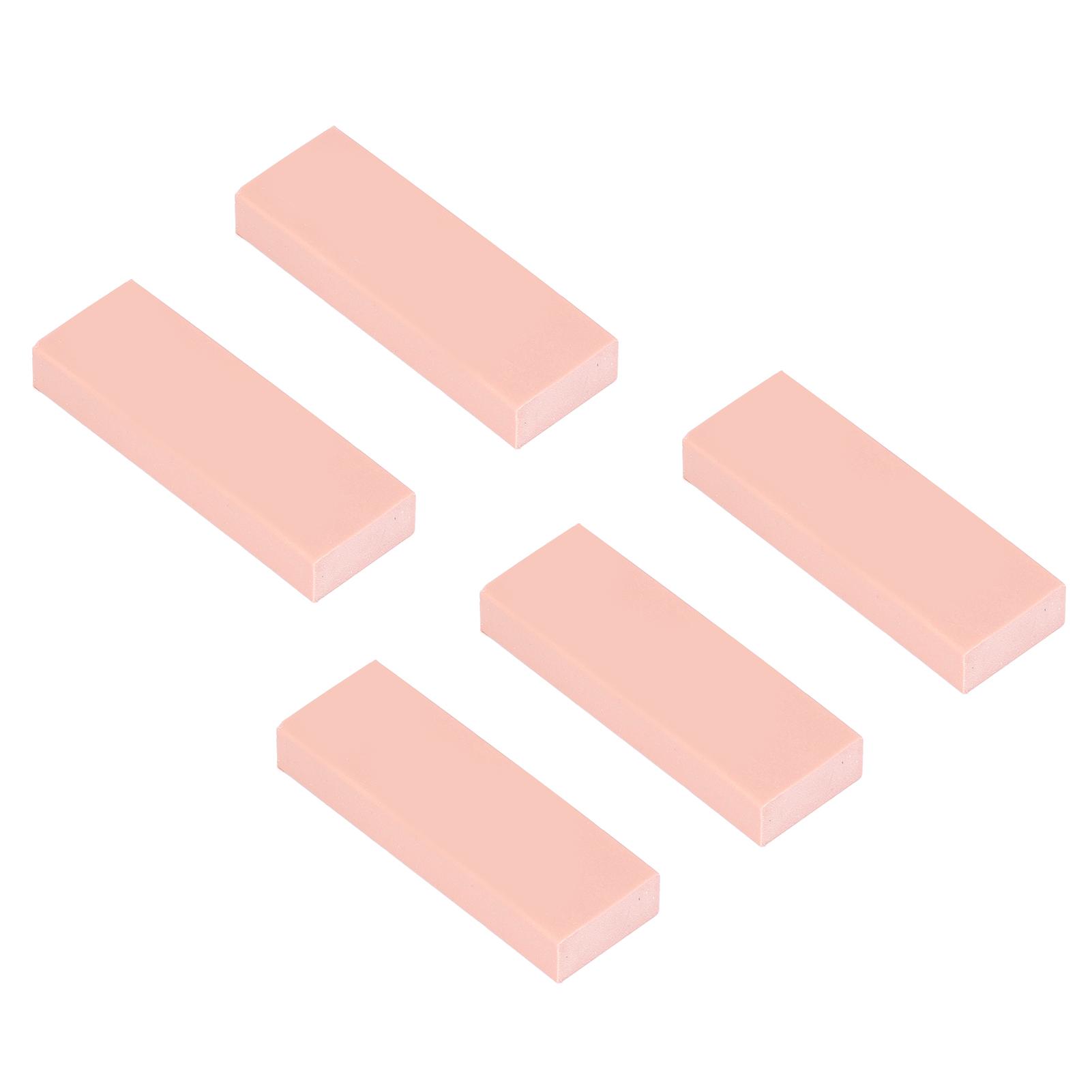 

5Pcs Erasers Dual Purpose Efficient Cleaning Wide Application Gum Eraser for Home Office School