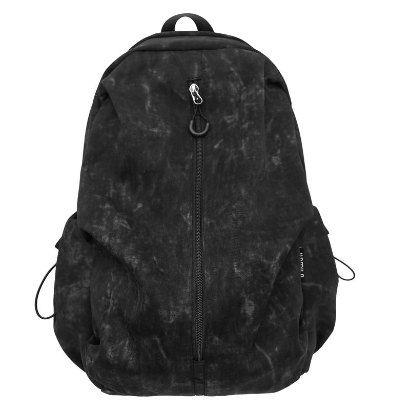 

Легкий студенческий рюкзак мужской школьный рюкзак с принтом граффити женский дорожный рюкзак Large чёрный
