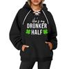 Dame Casual Mote Print Langermet Rund Hals Pullover Topp Bluse