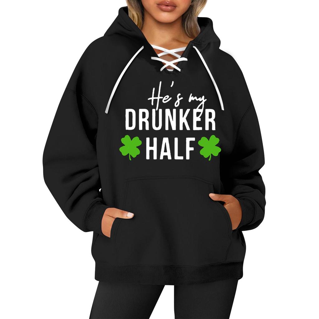Dame Casual Mote Print Langermet Rund Hals Pullover Topp Bluse