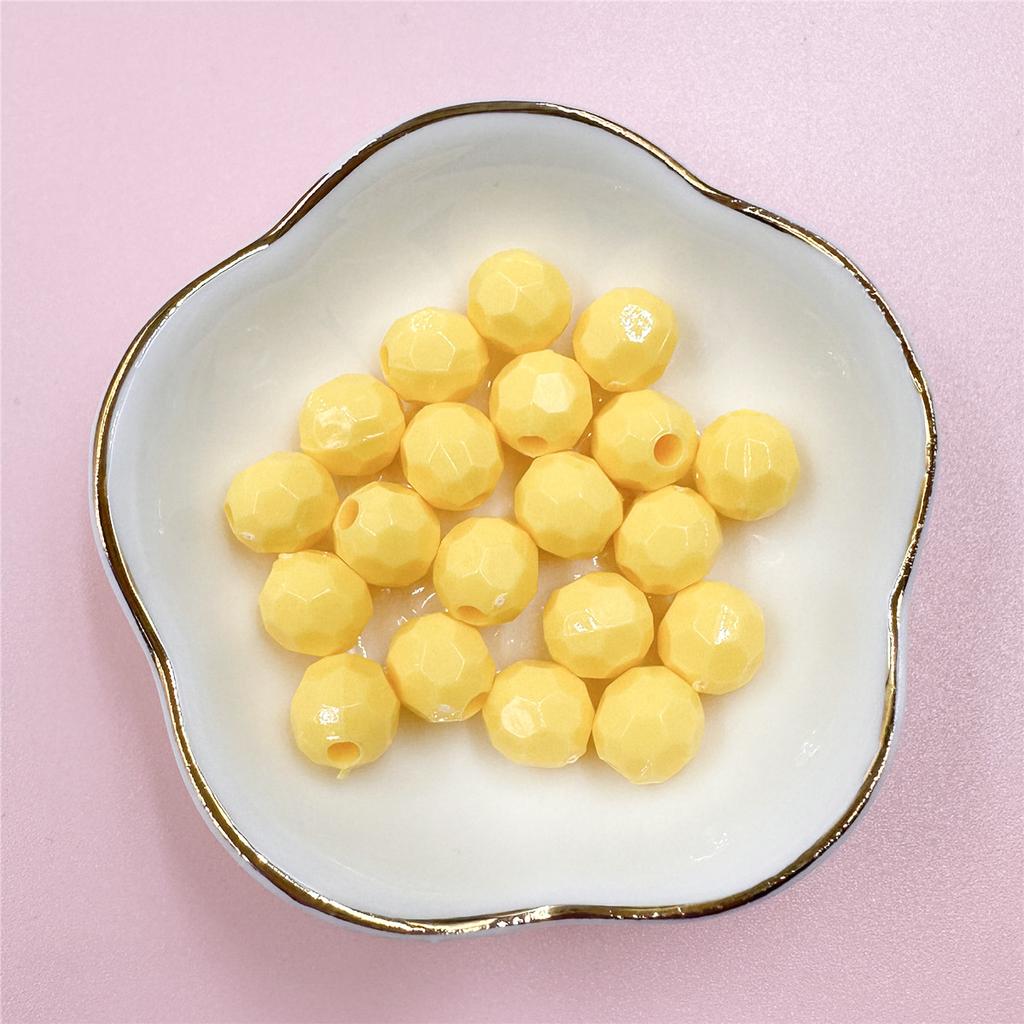 10mm 20pcs Acrylic Disco Ball Candy color Jewelry Beaded Materials Round Beads  For Jewelry Making Handmade  Accessories