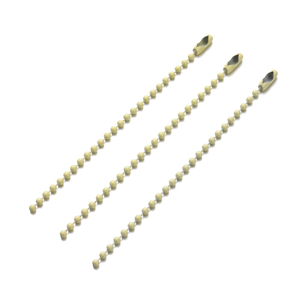 10/20pcs Colorful Ball Bead Chains Fits Key Chain Hand Tag Connector For DIY Bracelet Jewelry Making Accessorise Length 10CM