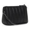Coach Nolita Napa Leather Smooth Leather Quilted Zipper Clutch Bag Women Clutch Black C8302-QBBK