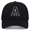 Unisex  A Letter Embroidery Baseball Cap Spring and Autumn Snapback Hat Adjustable Casual Cap Sunscreen Hat