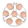 2pcs Kitchen Stainless Steel Tripod Egg Steamer Rack Egg Steaming Rack