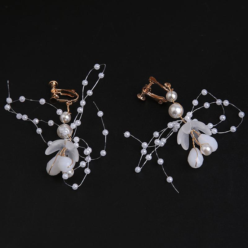 Goldenes Blatt Stirnband, Blumengirlande, Perlenstirnband