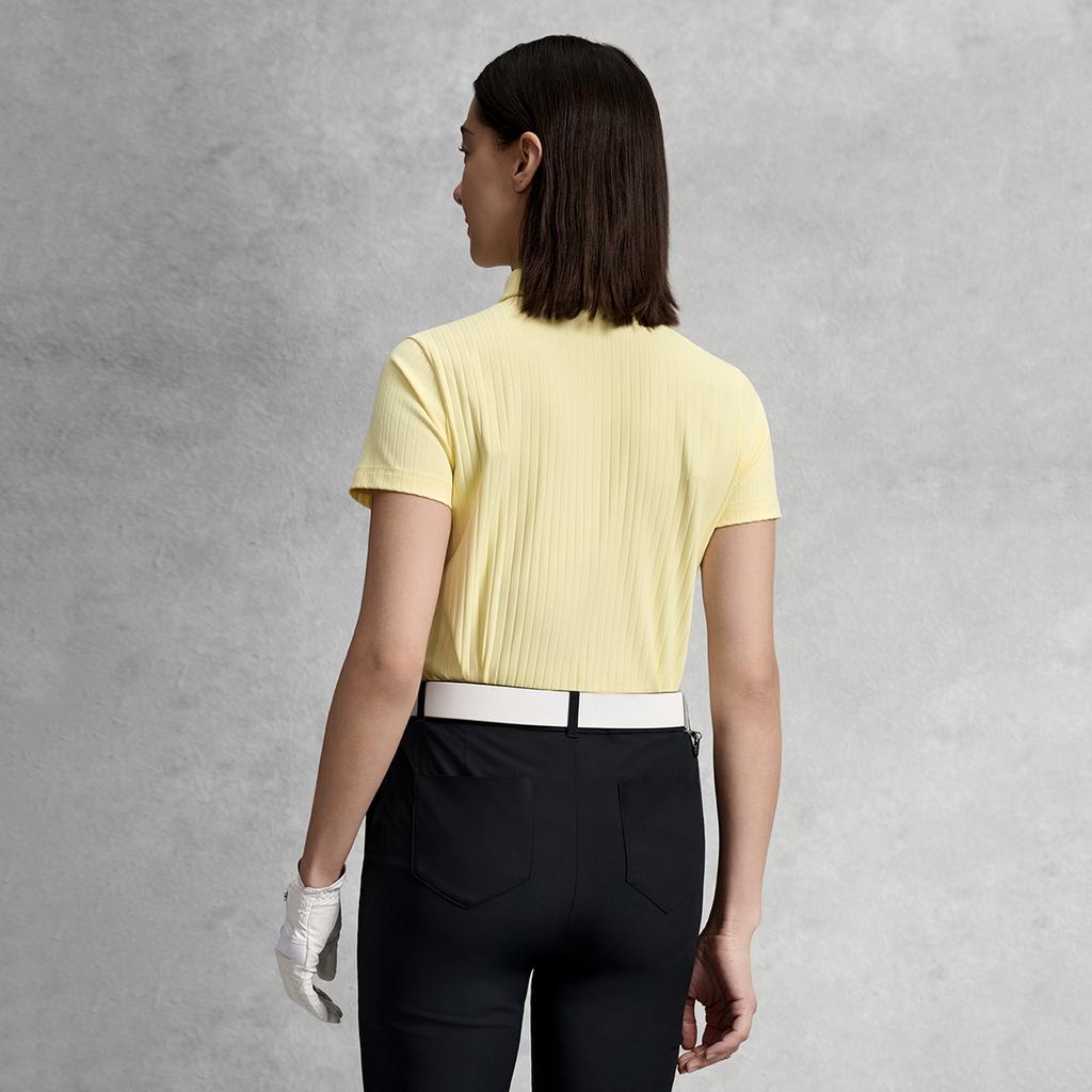 FILA Golf Series Comfortable Pullover Knitted Short Sleeve Golf Shirt Women tops A11W625103F-YE