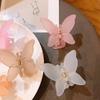 Matte Transparente Schmetterling Haar Krallen Clips für Frauen Mädchen Elegante Dekorieren Haarnadeln Stirnbänder Mode Koreanische Haar Zubehör