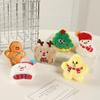 Cute Christmas Plush Cartoon Brooch - Versatile Decorative Pin for Girls