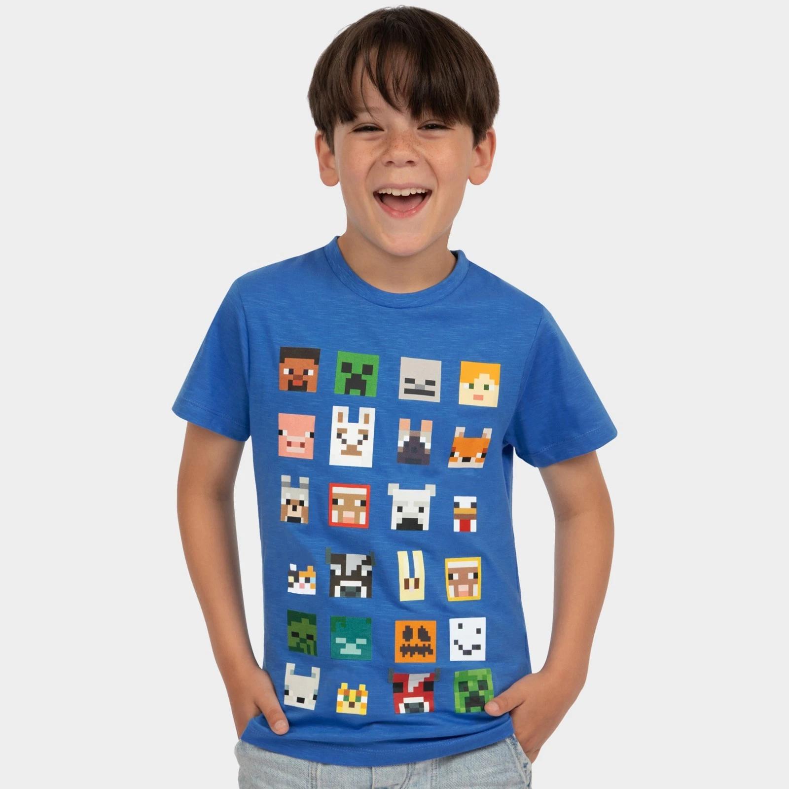 Minecraft T-Shirt | Boys Minecraft Top | Gaming Tshirt For Boys | kids T Shirt 110