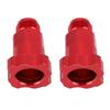 2PCS Spray Gun Cup Adapters Aluminum Alloy Paint Sprayer Cup Converter M16 Male Thread 1.5mm Pitch Red