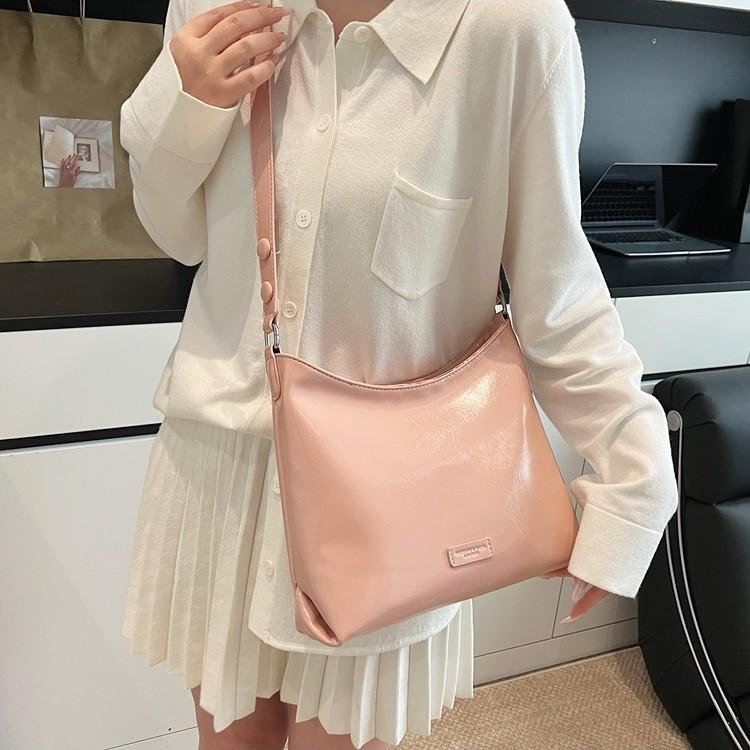 Damentasche für College-Studentinnen Pendler-Tragetasche Umhängetasche großes Fassungsvermögen neu schlicht vielseitig Schultertasche