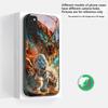 A Huge Dragon and Tiger Suitable For Samsung Galaxy S25 Ultra S20 FE S21 S22+ S23 Plus S24 S26 Edge Magnetism Glass Phone Casee