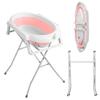2-in-1 Foldable Dog Bathtub with Stand, Portable Pet Washing Station for Small Medium Dogs
