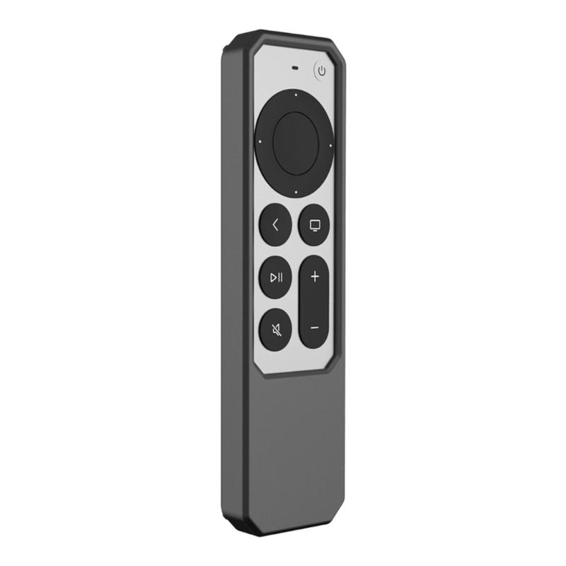 

Shockproof AntiSlip Silicone Protective Cover For TV 4k 2021/2020 Remote Full Protections Durability Washable Shell чорний