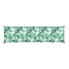 Garden Bench Cushion with Leaf Pattern 200 x 50 x 7 cm Oxford Fabric