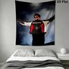 The Weeknd Wall Tapestry Aesthetic Wall Hanging Printed Fabric Blanket Decorative Tapestries for Bedroom Living Room Home Decor